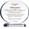 Regalo de graduacin unico de la escuela de enfermera para ella, personalizado con el nombre de la graduada, la escuela, el ttulo, la fecha de graduacin, para la hija, la nieta (M - 6.5") view 1
