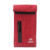 FIREDOG Smell Proof Bags, Carbon Lined Odor Proof Bag for Dog Tested 3"x6" Stash Travel Storage Pouch Pocket (Dark Red) view 1
