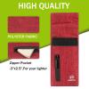 FIREDOG Smell Proof Bags, Carbon Lined Odor Proof Bag for Dog Tested 3"x6" Stash Travel Storage Pouch Pocket (Dark Red) view 2