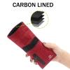 FIREDOG Smell Proof Bags, Carbon Lined Odor Proof Bag for Dog Tested 3"x6" Stash Travel Storage Pouch Pocket (Dark Red) view 4