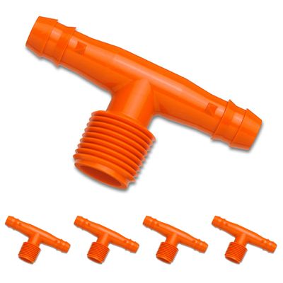 Dawn Industries SW1403-003 Poly Swing/Funny Tee x 1/2" MPT, KwikAdapt Made in THE USA (5pc)