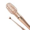 Spring Ear Wax Cleaner Tool Set Ear Cleaner Ear Cleaner Tool Ear Wax Removal Spoon Double Ended with Stainless 360 Spiral Ear Massage Cleaning Tool Ear Cleaner Cleaning Brush and Storage Box Gold view 1