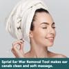 Spring Ear Wax Cleaner Tool Set Ear Cleaner Ear Cleaner Tool Ear Wax Removal Spoon Double Ended with Stainless 360 Spiral Ear Massage Cleaning Tool Ear Cleaner Cleaning Brush and Storage Box Gold view 3