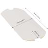 MANCHAP 200 PCS 3.5 x 2.5 Inch White Kraft Paper Pillow Boxes, Small White Candy Boxes, Thank You Treat Boxes for Party Favors, Proposal, Wedding view 2
