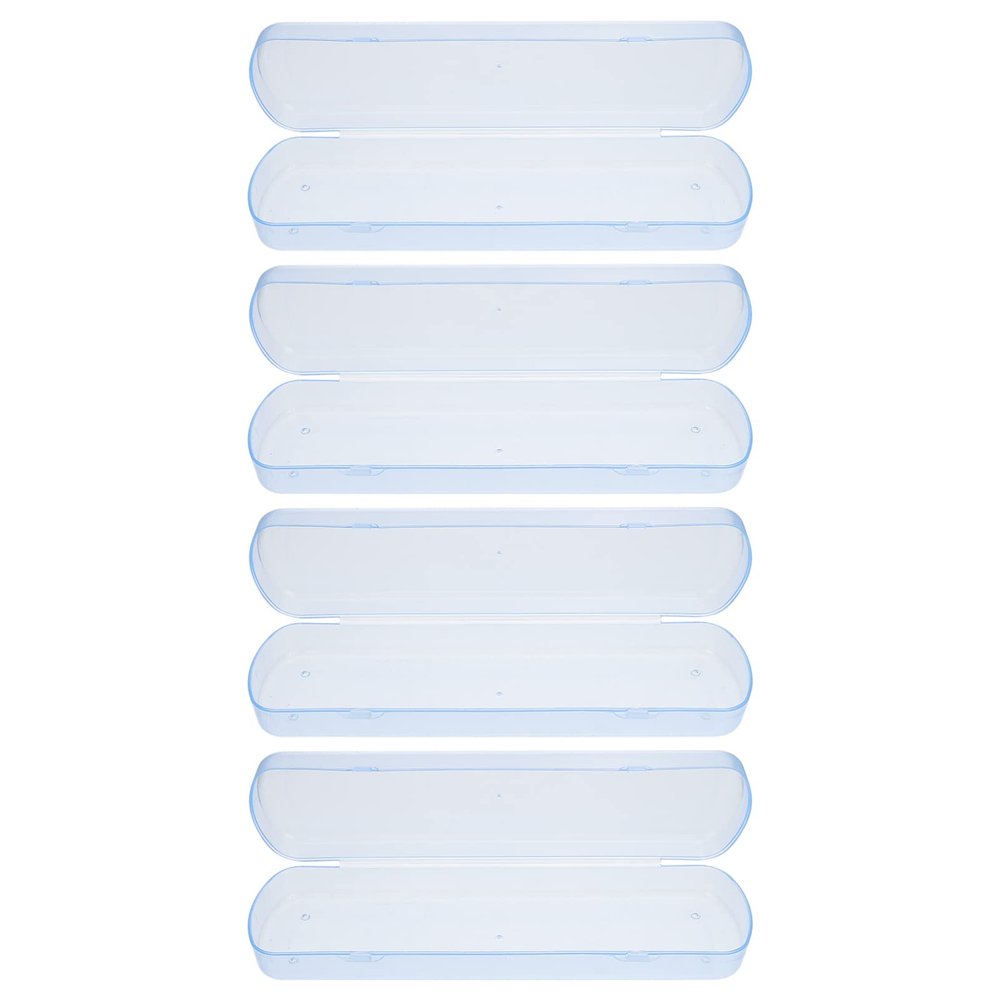 FOMIYES 4pcs Travel Toothbrush Case Portable Toothbrush Holder and Toothpaste Container for Easy Storage and for Business Trips and Vacations