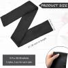 Coume 10 Pcs Satin Eye Mask Blindfold, 150 Cm/ 59 Inch Silk Blindfolds Sleeping Face Cover Blindfold Tie for Party Games, Black Rose Red Purple Pink view 2