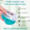 botogift 5 oz Clear Plastic Dessert Cups with Dome Lids (25Sets) - Disposable Snack Bowls (No Hole) for Cereal Parfait, Yogurt, Cupcakes, Pudding, Jello and Individual Desserts at Party view 2