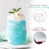 Tebery 20 Pack Unbreakable Plastic Wine Glasses Stemless, 16 Oz Clear Drinking Glasses Wine Cups, Disposable & Reusable for Champagne, Dessert, Food Samples, Catering, Weddings view 4