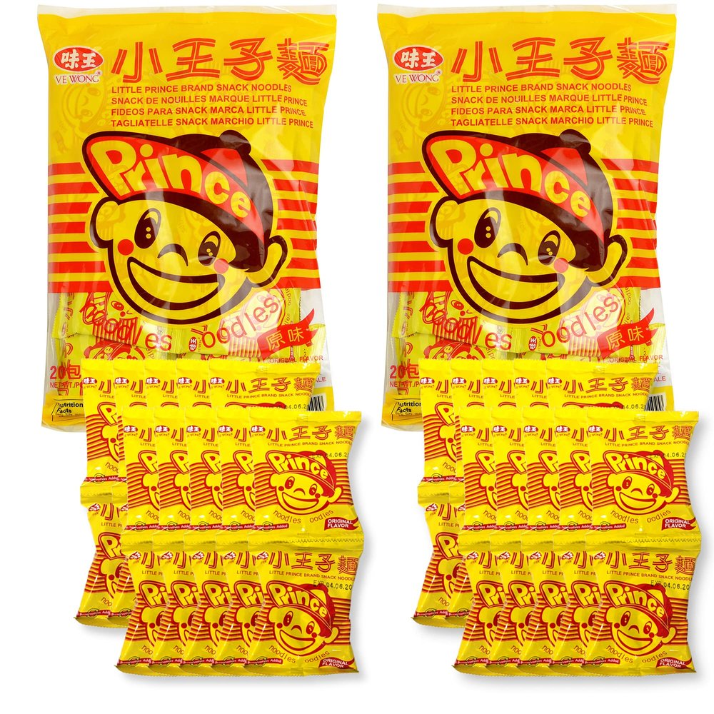 3 Set Ve Wong Little Prince Brand Snack Noodles 10.50oz(20 Small Bags) by DragonMall