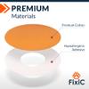 Fixic Freestyle Adhesive Patch 25 PCS  Good for Libre 1, 2, 3 & Plus  Enlite  Guardian  NO Glue in The Center of The Patch  Pre-Cut Back Paper  Long Fixation for Your Sensor! (Orange) view 2