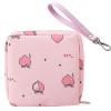 Adorable Pink Peri - Reusable Sanitary Napkin Pads Storage Bag Portable for Women Girls | Made of Nylon Water Resistance Reusable | Zero Waste Period (Icecream + Peach) view 2