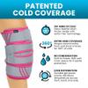 Vive Knee Ice Pack Wrap - Cold/Hot Gel Compression Brace - Heat Support Strap for Arthritis Pain, Tendonitis, ACL, Athletic Injury, Osteoarthritis, Women, Men, Running, Meniscus and Patella Surgery view 2