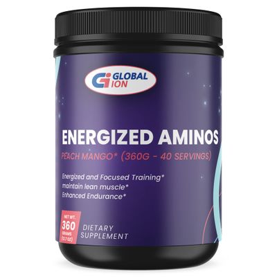 Global Ion Energized Aminos Peach Mango 360g