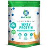 BioTrust Low Carb Lite, 20 Grams of Grass-Fed Whey Protein Isolate, 100 Calories, ProHydrolase Digestive Enzymes, Non-GMO, Free from Soy and Gluten, rBGH-Free (14 Servings) (Orange Cream) view 1