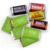 75ct Lime Green Ribbon Lymphoma Cancer Awareness Promotional Products Personalized Wrapped Miniatures Chocolate Bars, Candy Included (75Pcs) view 1