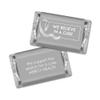 75ct Grey Ribbon Brain Cancer Awareness Promotional Products Personalized Wrapped Miniatures Chocolate Bars, Candy Included (75Pcs) view 2
