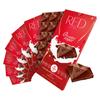 Red Delight Milk Chocolate Bars - 3.53 oz, Pack of 8 - Low Carb, Kosher, No Added Sugar Snack - Gluten-Free Vegan European Treat with Smooth, Creamy Texture for Gifting & Snacking view 3