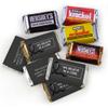 75ct Black Ribbon Melanoma Cancer Awareness Promotional Products Personalized Wrapped Miniatures Chocolate Bars, Candy Included (75Pcs) view 1