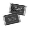 75ct Black Ribbon Melanoma Cancer Awareness Promotional Products Personalized Wrapped Miniatures Chocolate Bars, Candy Included (75Pcs) view 2