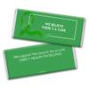 12ct Kelly Green Ribbon Kidney Cancer Awareness Promotional Items Personalized Wrapped Chocolate Bars, Candy Included, Fundraiser Swag (12Pcs) view 2
