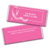 72ct Pink Ribbon Breast Cancer Awareness Promotional Items Personalized Wrapped Chocolate Bars, Candy Included (72Pcs) view 2