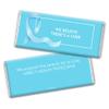 12ct Blue Ribbon Prostate Cancer Awareness Promotional Items Personalized Wrapped Chocolate Bars, Candy Included, Fundraiser Swag (12Pcs) view 2