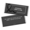 12ct Black Ribbon Melanoma Cancer Awareness Promotional Items Personalized Wrapped Chocolate Bars, Candy Included, Fundraiser Swag (12Pcs) view 2