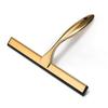 10inch T Shape Water Squeegee for Cars,Bathroom,Glasses or The top of Kitchen Range stailess Steel Gold Finish view 1