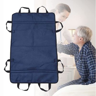 MOFOCO Transfer Blanket with Handles, Washable Patient Lifting Device Reusable Slide Sheet for Bed Transfer, Turn Over, Waterproof Incontinence Pad for Hospitals and Home
