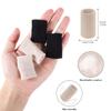 20 PCS Finger Sleeves Protectors, Sport Finger Splints Thumb Brace Support Finger Brace Elastic Thumb Sleeves for Relieving Pain Arthritis Trigger Finger(Black, light skin tone) view 2