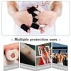 20 PCS Finger Sleeves Protectors, Sport Finger Splints Thumb Brace Support Finger Brace Elastic Thumb Sleeves for Relieving Pain Arthritis Trigger Finger(Black, light skin tone) view 4