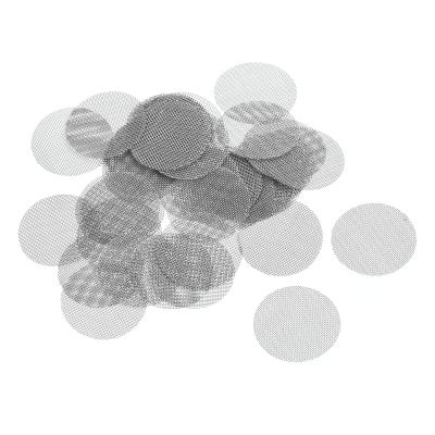MECCANIXITY Pipe Screen Stainless Steel Screens, 13/16 Inch (20mm) Diameter for Pipe Filter, Pack of 80