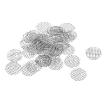 MECCANIXITY Pipe Screen Stainless Steel Screens, 3/8 Inch (9.5mm) Diameter for Pipe Filter, Pack of 40