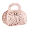 25PCS Pink Laser Cut Favor Boxes, Small Butterfly Wedding Boxes with Handle, Party Favor Boxes Small Gift Boxes Candy Boxes for Birthday Parties, Baby Shower, Bridal Showers, Anniversary (3.5"x2"x3") view 1