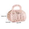 25PCS Pink Laser Cut Favor Boxes, Small Butterfly Wedding Boxes with Handle, Party Favor Boxes Small Gift Boxes Candy Boxes for Birthday Parties, Baby Shower, Bridal Showers, Anniversary (3.5"x2"x3") view 2