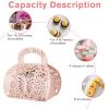 25PCS Pink Laser Cut Favor Boxes, Small Butterfly Wedding Boxes with Handle, Party Favor Boxes Small Gift Boxes Candy Boxes for Birthday Parties, Baby Shower, Bridal Showers, Anniversary (3.5"x2"x3") view 4