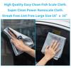Streak Free Miracle Cleaning Cloths Easy Clean Nanoscale,Fish Scale Microfiber Window Mirror Glass Car Stainless Steel Cleaning,Lint Free Dish cloth Wine Glass Polishing Towel,Reusable,Pack 6,Blue view 2