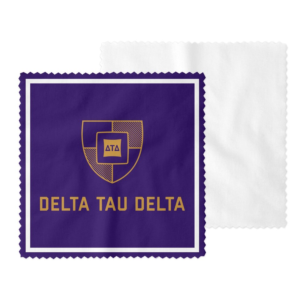 Delta Tau Delta Eyeglass Cleaner & Microfiber Cleaning Cloth (Delta Tau Delta - 8)