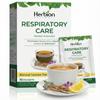 HERBION Naturals Respiratory Care Herbal Granules, Natural Lemon Flavor, Soothing Hot Drink, Promotes Respiratory Health & Seasonal Wellness, 20 Count (Pack of 2) view 2