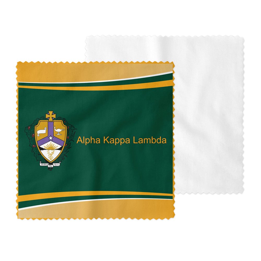Alpha Kappa Lambda Fraternity Eyeglass Cleaner & Microfiber Cleaning Cloth (Alpha Kappa Lambda #1)
