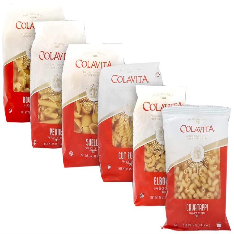 Colavita Pasta Variety Pack Pasta Pack of 6 Bag