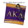Alpha Kappa Lambda Fraternity Eyeglass Cleaner & Microfiber Cleaning Cloth (Alpha Kappa Lambda #6) view 2