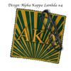 Alpha Kappa Lambda Fraternity Eyeglass Cleaner & Microfiber Cleaning Cloth (Alpha Kappa Lambda #4) view 2