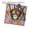 Alpha Kappa Lambda Fraternity Eyeglass Cleaner & Microfiber Cleaning Cloth (Alpha Kappa Lambda #7) view 2