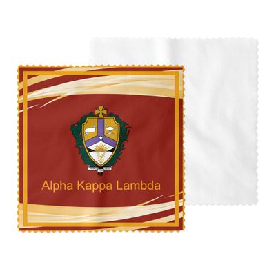 Alpha Kappa Lambda Fraternity Eyeglass Cleaner & Microfiber Cleaning Cloth (Alpha Kappa Lambda #2)