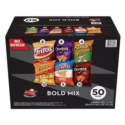 Frito Lay Bold Mix Variety Pack Chips (50 Count)