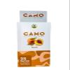 Afghan Natural Leaf Wraps Camo Sealed Box - 125 (25 x 5) Leaf Wraps per Box - (Peach) with an Official Camo Cones Sticker view 1