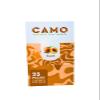 Afghan Natural Leaf Wraps Camo Sealed Box - 125 (25 x 5) Leaf Wraps per Box - (Peach) with an Official Camo Cones Sticker view 2