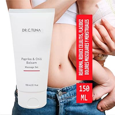 FARMASi Paprika & Chili Balsam, Soothing Warming Massage Gel, Helps Ease Muscle Tension and Supports Relaxation & Recovery, Smooth Non-Greasy Body Balm, 5.1 fl oz