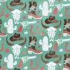 Cute Cowgirl Birthday Wrapping Paper Premium Western Gift Wrap Birthday Party Decoration Decor (12 foot x 30 inch roll) view 2